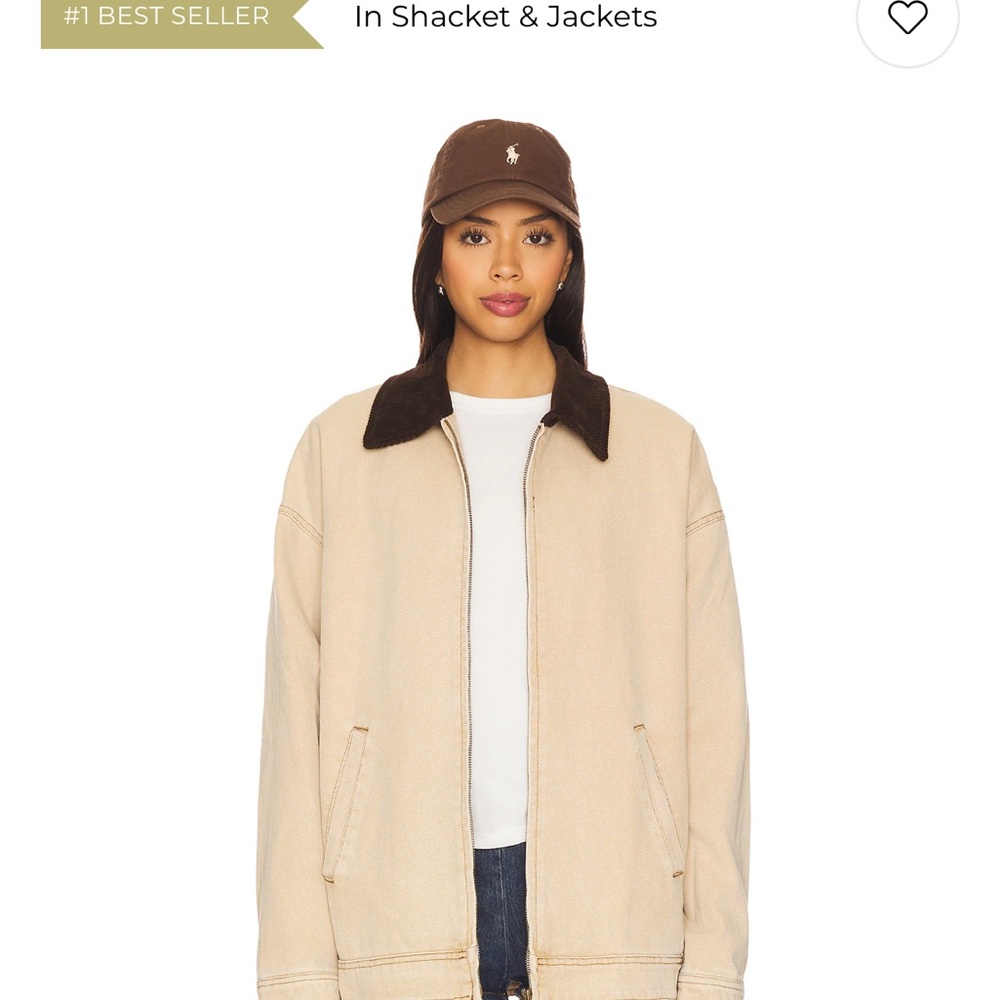 Lioness workwear jacket in beige